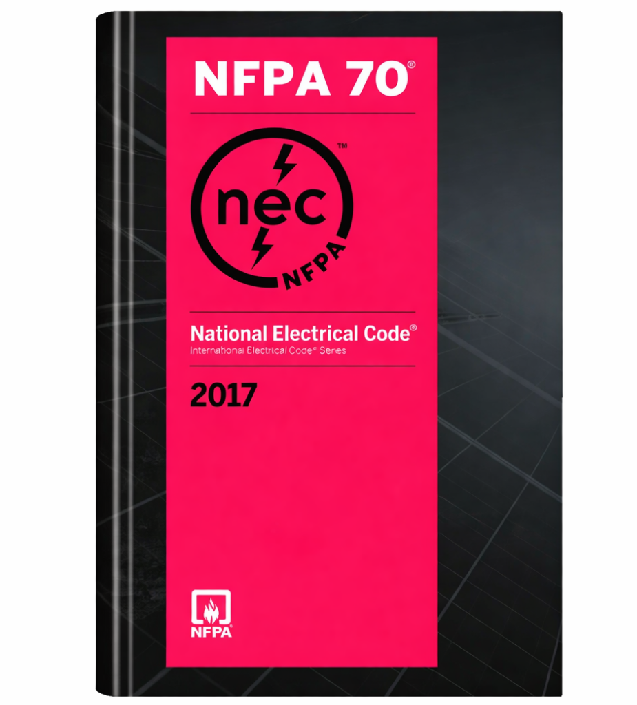 2017 NFPA 70 National Electrical Code 2017, ISBN: 978-1455928682