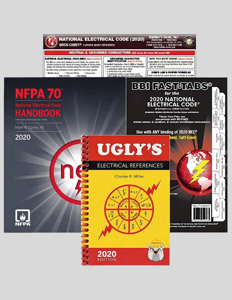 2020 NEC Code, Fast TAB, Quick Card & Ugly’s Electrical Reference