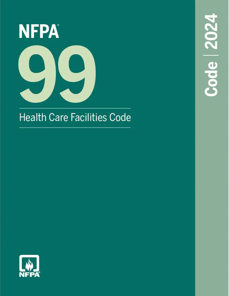 2024 NFPA 99 Health Care Facilities Code, ISBN: 978-1455930548