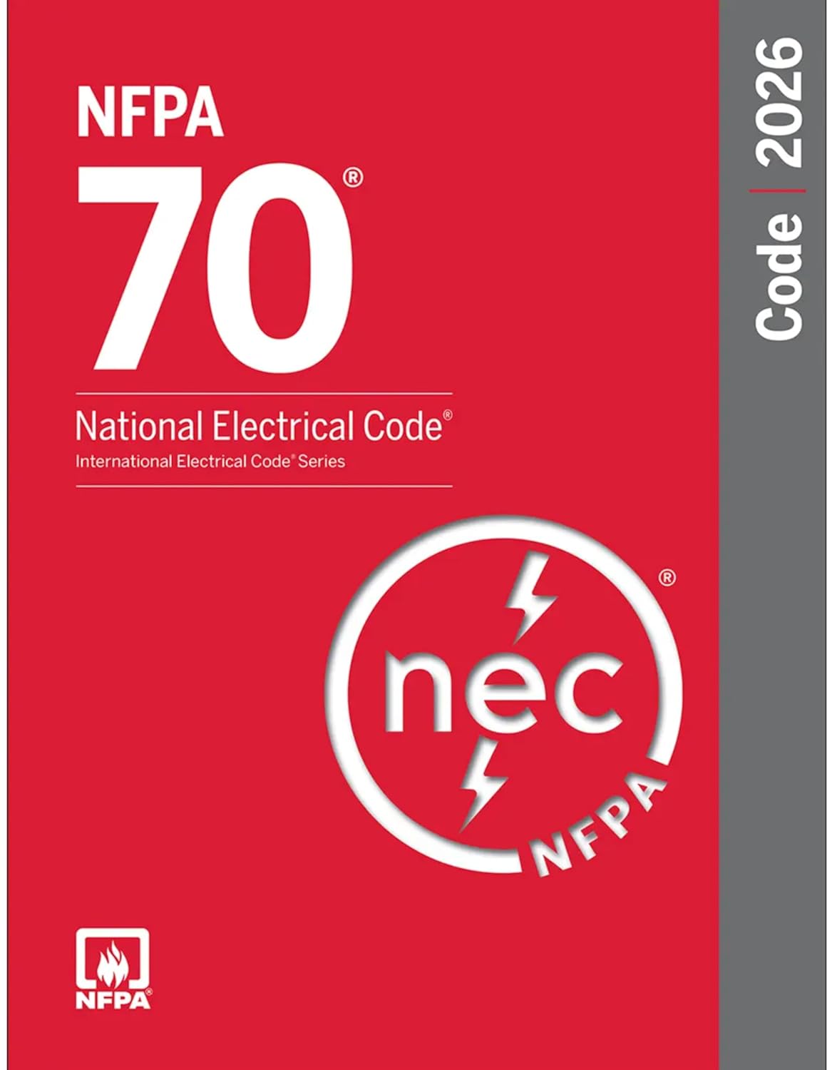 NFPA 70 2026  National Electrical Code, ISBN: 978-1455932207