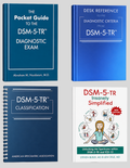 DSM 5 TR Combo Set Desk Reference + Classification + Simplified + Pocket Guide, ISBN: 978-0890425763, 978-1462551347, 978-1685030476