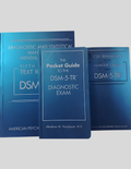 DSM 5 TR Paperback & Desk Reference & Pocket Guide to Diagnostic Exam Combo Pack 978-0890425763  978-1615373574  978-0890425794