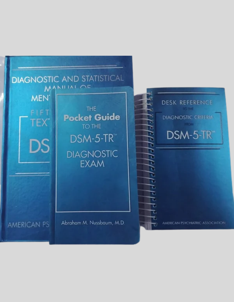 DSM 5 TR Hardcover & Desk Reference & Pocket Guide To Diagnostic Exam Combo Pack 978-0890425756  978-0890425794  978-1615373574