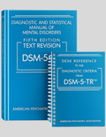 Diagnostic and Statistical Manual of Mental Disorders, Fifth Edition (Hardcover) and Desk Reference to the Diagnostic Criteria (Spiral Bound) ISBN: 9780890425756, 9780890425800