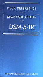 Desk Reference to the Diagnostic Criteria from Dsm-5-tr Paperback ISBN: 9780890425794