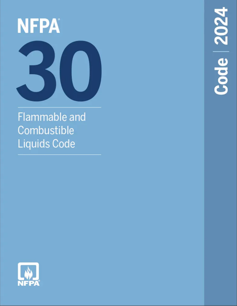 NFPA 30 2024 Flammable and Combustible Liquids Code, ISBN: 978-1455930432