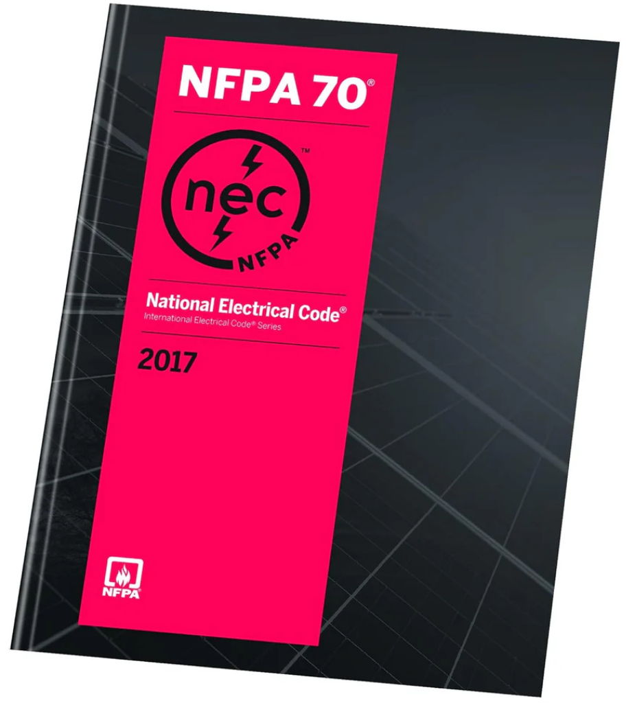 2017 NFPA 70 National Electrical Code 2017, ISBN: 978-1455928682
