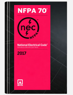 2017 NFPA 70 National Electrical Code 2017, ISBN: 978-1455928682