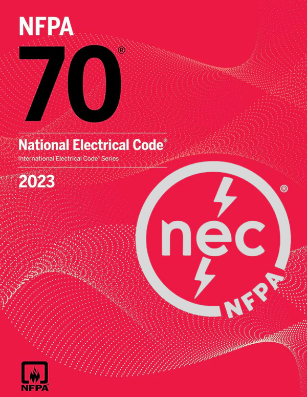 2023 NFPA 70 National Electrical Code, ISBN: 978-1455929368