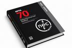 Book titled 'NFPA 70 National Electrical Code Handbook' on a white background